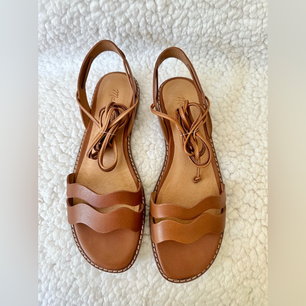 Madewell Ankle-Tie Sandals, size 7